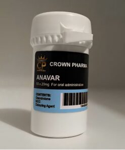 Anavar 20mg x 50 tablets (Crown Pharma)
